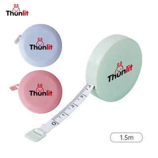 Thunlit 兒童捲尺 1.5m 可伸縮迷你可愛便攜式英寸測量裁縫捲尺身體測量批發