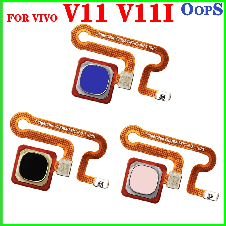 Vivo V11i 掃描儀的指紋 Flex 觸摸傳感器 ID 主頁按鈕排線電話維修部件