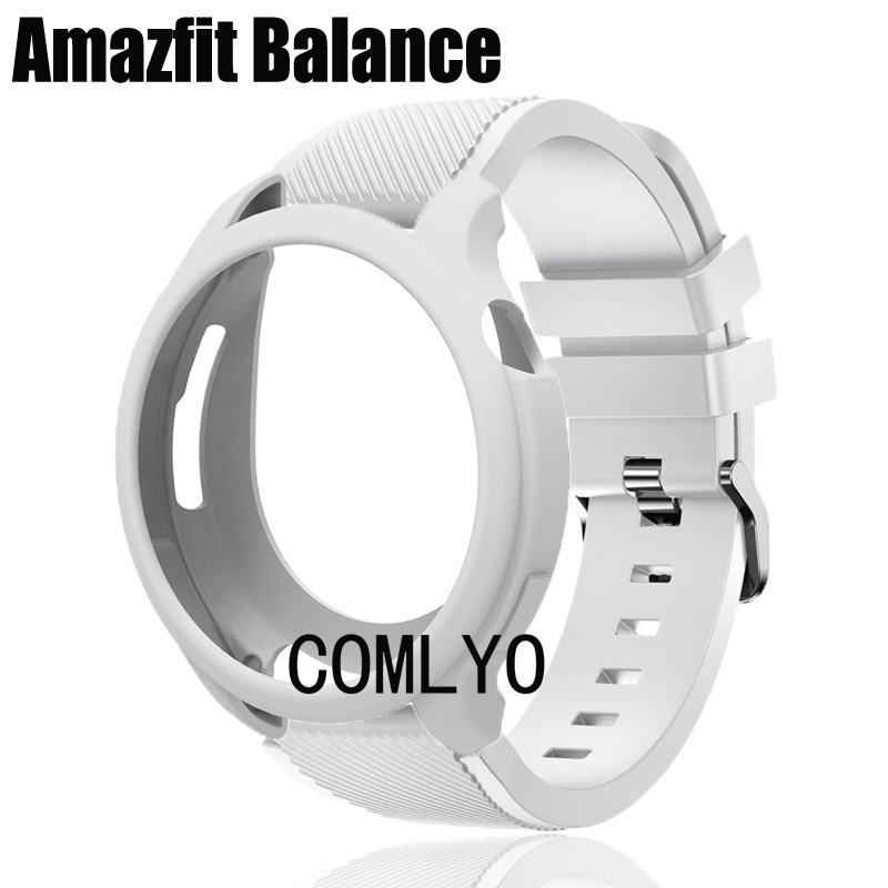 套裝 Amazfit Balance 保護殼 華米智能手錶帶 錶帶 矽膠 軟殼 保護膜 半包殼 保護膜
