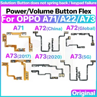 電源音量按鈕柔性適用於 OPPO OP A71 A72 A73 4G 5G 2017 2020 側鍵開關 ON OFF