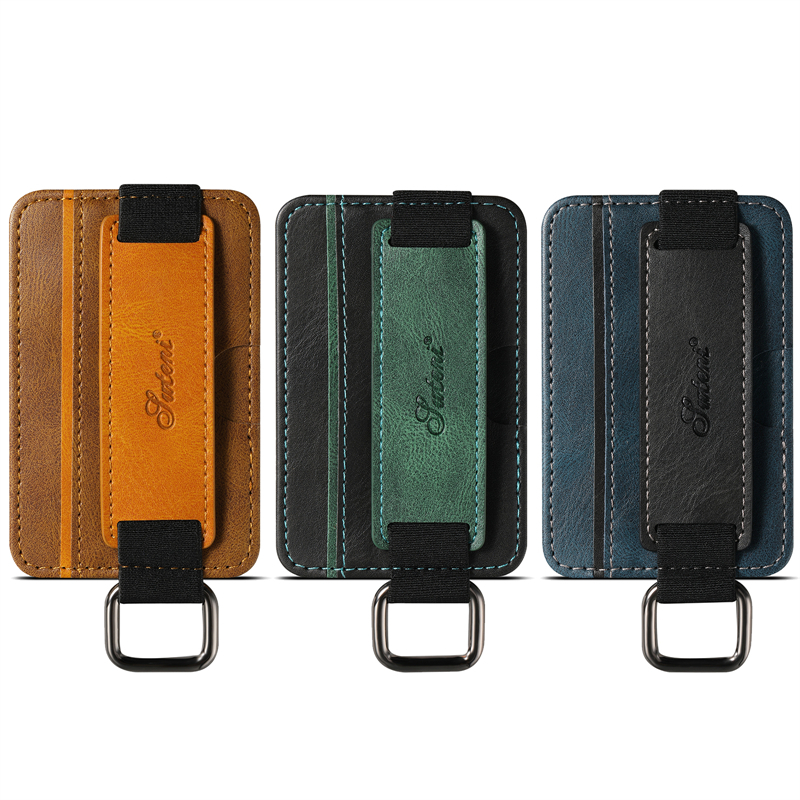 3m 粘性粘貼卡套適用於 iPhone 通用手機金屬環扣卡槽錢包支架腕帶保護套