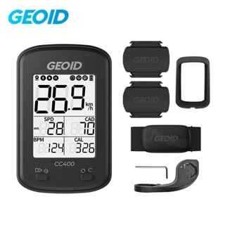 Geoid CC400 自行車車速表無線防水 IPX6 可充電自行車電腦車速表 GPS 1.9 英寸液晶顯示屏藍牙 AN