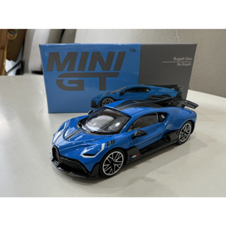 MINI GT 1:64 布加迪 Bugatti Divo Blu Bugatti MGT00601-CH 合金汽車模型