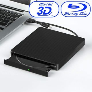 Usb3.0/typ-ec 外置藍光播放器刻錄機便攜式 DVD CD 驅動器支持 25GB 50G 全高清 1080P