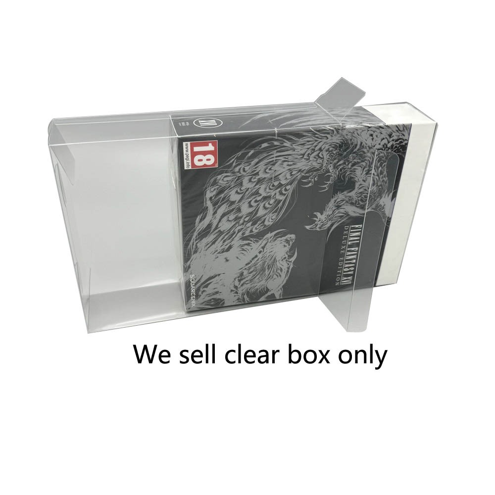 透明透明盒適用於 PS5 for Final Fantasy 16 EU pal 版限量保護器收藏存儲展示保護盒