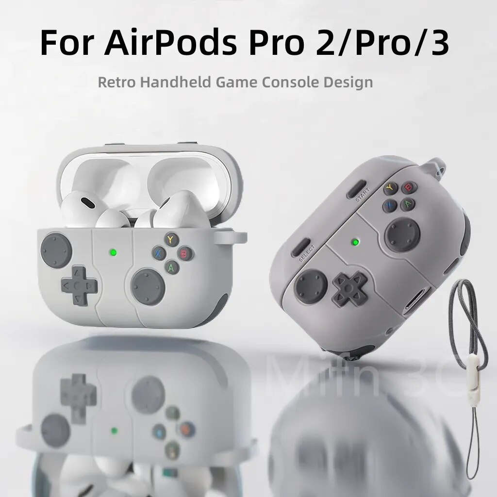 全新適用於 airpods pro 保護套 Gamepad Gameboy 適用於 airpods pro 2 2022