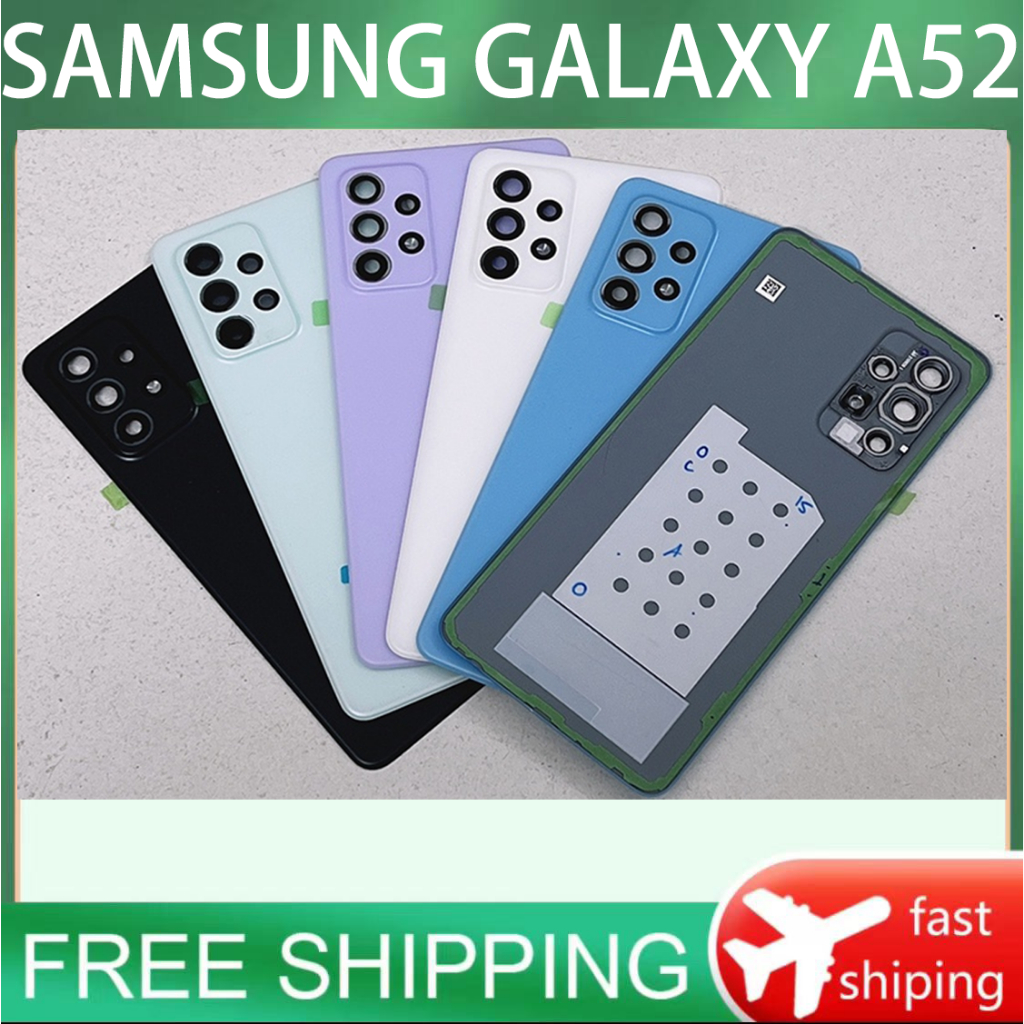 SAMSUNG 原裝 A52 a52s A72Shell 電池盒蓋後門適用於三星 Galaxy A52 4G 5G a5