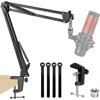 Quadcast Boom Arm 麥克風支架,用於 HyperX QuadCast、QuadCast S 的可調節懸臂
