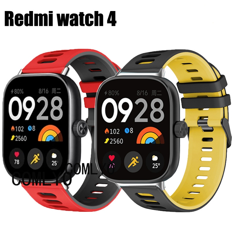 適用於 Redmi watch 手錶 4 錶帶 紅米智能手錶4 矽膠 柔軟 腕帶 男女款