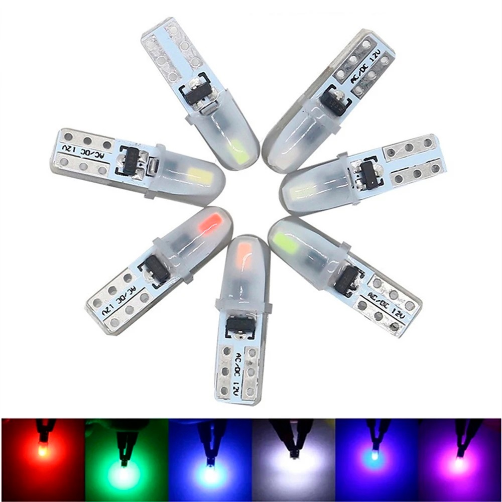 T5 w3w 2-smd 3014 用於儀表板的汽車 LED 燈泡,W1 2W 70 73 74 79 85,3D 燈儀