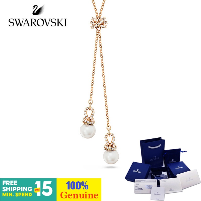 Swarovsk 施華洛世奇克項鍊 白天鵝項鍊 鏈條 項鍊 女 水晶項鍊 首飾 銀項鍊 不掉色項鍊 生日禮物