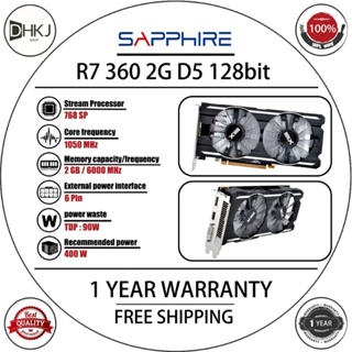 Sapphire R7 360 2GB GDDR5 OC 128bit 顯卡 AMD Radeon R7 360 2GB