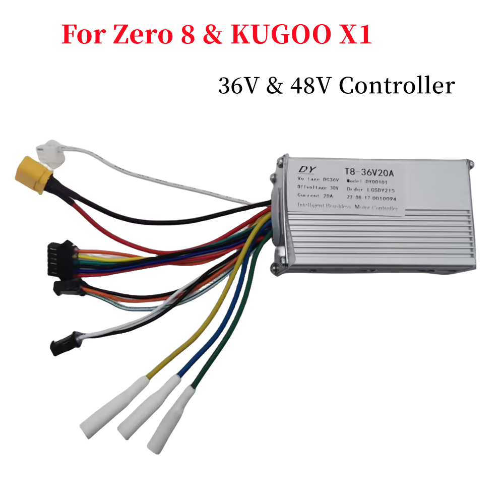 36v / 48V 控制器組件,適用於零 8 和 KUGOO X1 電動滑板車智能無刷電機控制器更換零件