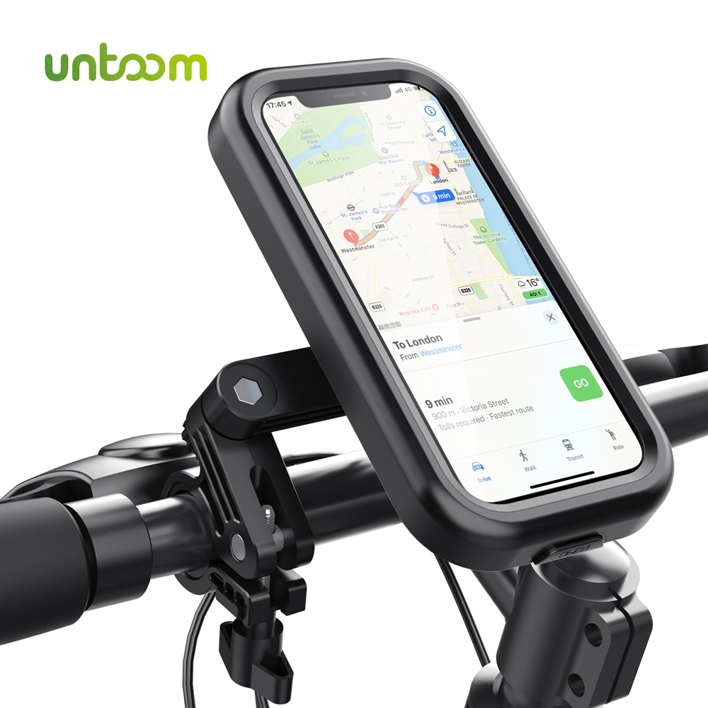 Untoom 防水自行車手機支架支架摩托車自行車車把手機保護套包適用於 iPhone 15 14 13 SAMSUNG