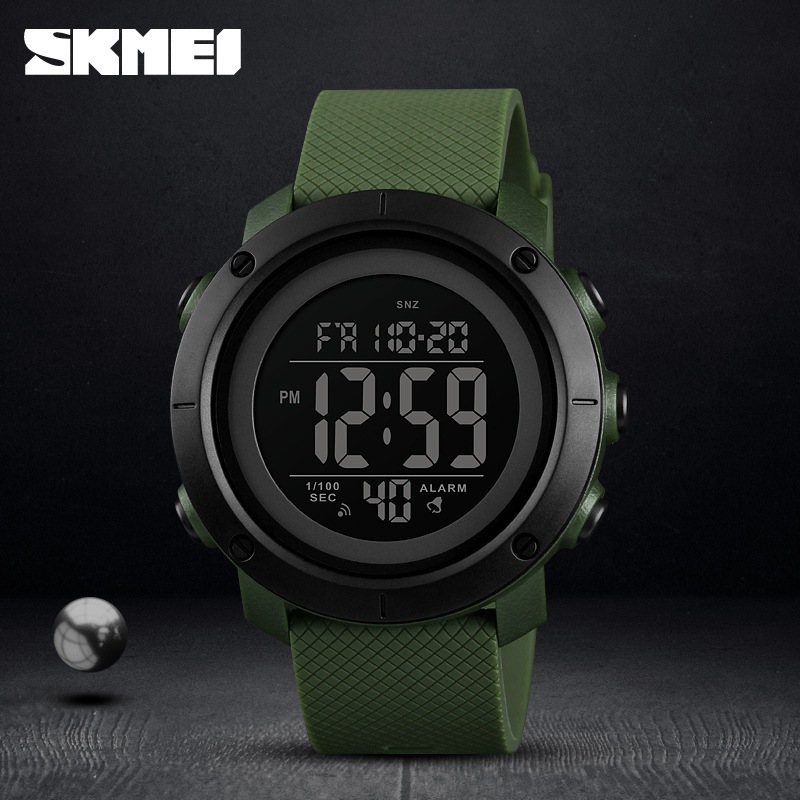 Skmei 運動手錶男士奢侈品牌 5Bar 防水手錶 Montre 男士鬧鐘時尚數字手錶 Relogio Masculi