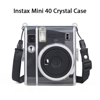 [菲林研習社] 富士 Instax Mini 40 拍立得透明殼 相機保護殼 水晶殼包含相機背帶 CAA07