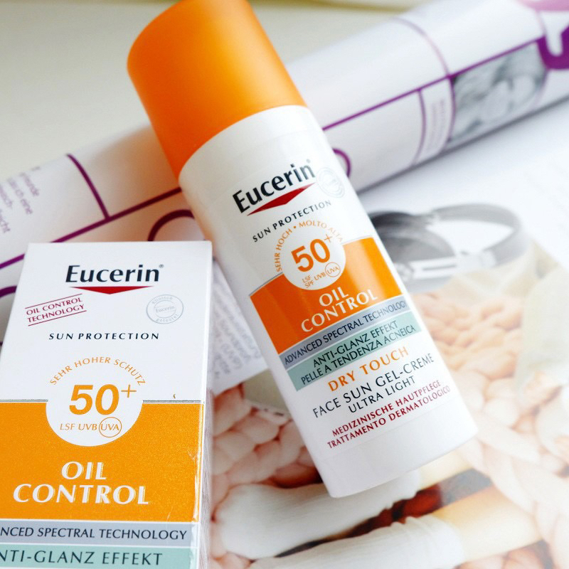 Eucerin Sun Dry 50ml Eucerin 曬乾觸感控油,輕盈防曬霜。