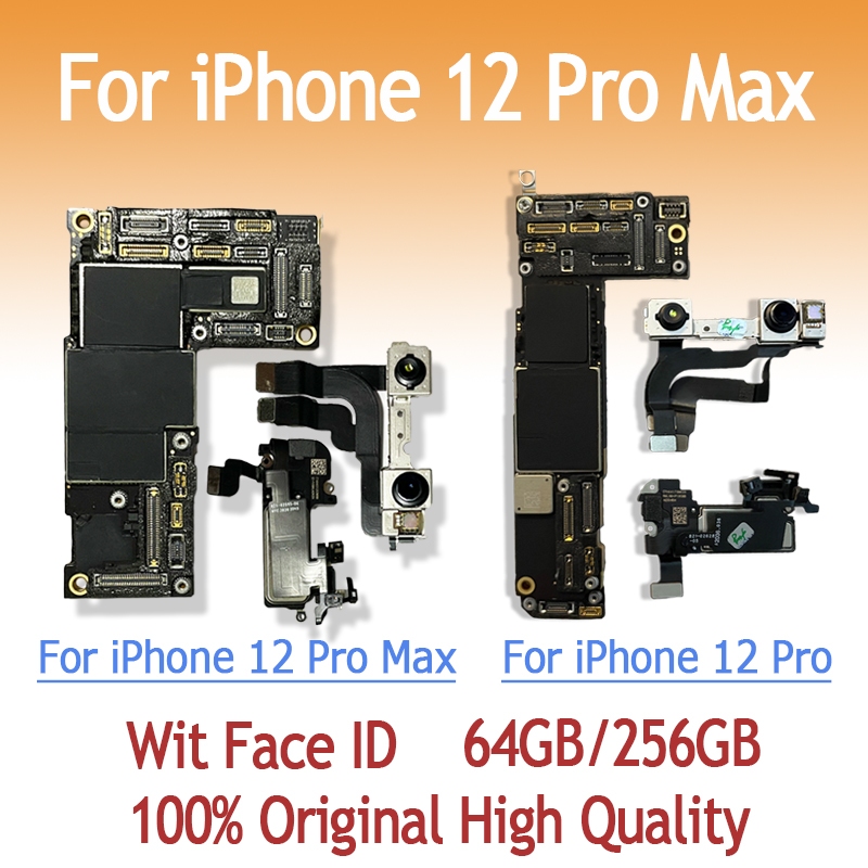 64gb 128GB 256GB 主板適用於 iPhone 12Pro Max 12mini 帶面容 ID IOS 邏輯