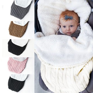 保暖嬰兒睡袋💯 防寒防風嬰兒包巾 嬰兒包毯 嬰兒加厚防踢被 寶寶外出抱被 秋冬加厚款 柔軟睡袋