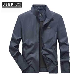 Jeep SPIRIT 1941 ESTD正品外套男春秋新款休閒外套立領百搭