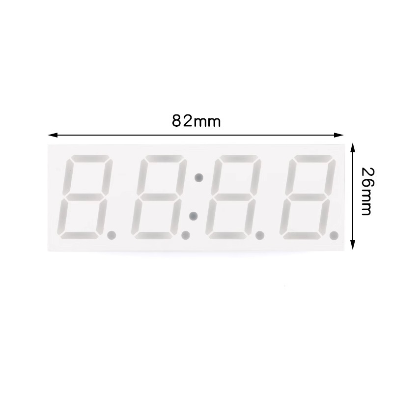 WiFi數位管時鐘模塊0.8寸 自動對時鐘DIY數字電子鐘