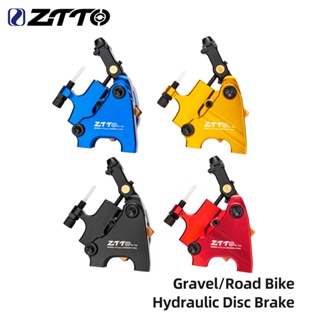 Ztto 公路自行車液壓碟剎平裝轉子剎車雙 Povit 卡鉗 CNC 自行車機械拉線