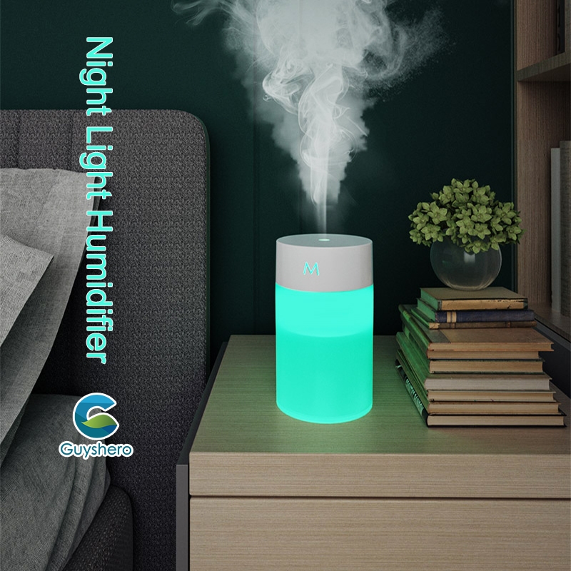 加濕器 小夜燈 水氧機 超音波 負離子香薰器香氛 薰香機 噴霧器 用於房間 辦公室 汽車
