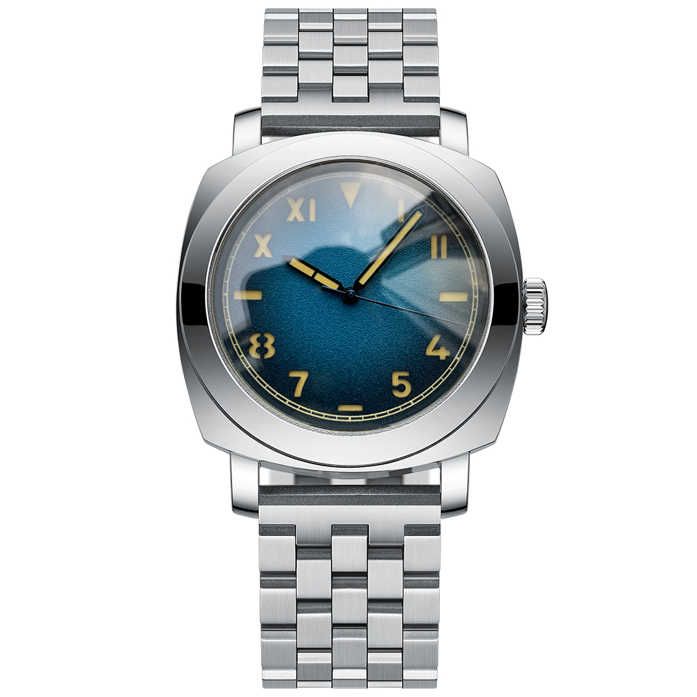【STEELFLIER鋼飛】SF764機械錶超級C3綠色夜光20Bar防水不鏽鋼錶殼旋入式錶冠男士自動腕錶