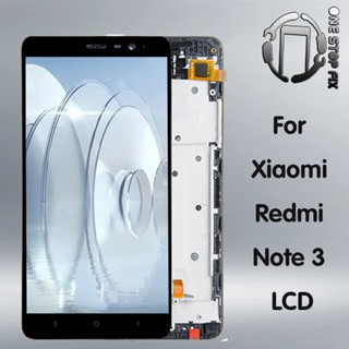 XIAOMI REDMI 適用於小米紅米 Note 3 顯示屏觸摸屏數字化儀組件帶框架適用於紅米 Note 3 LCD