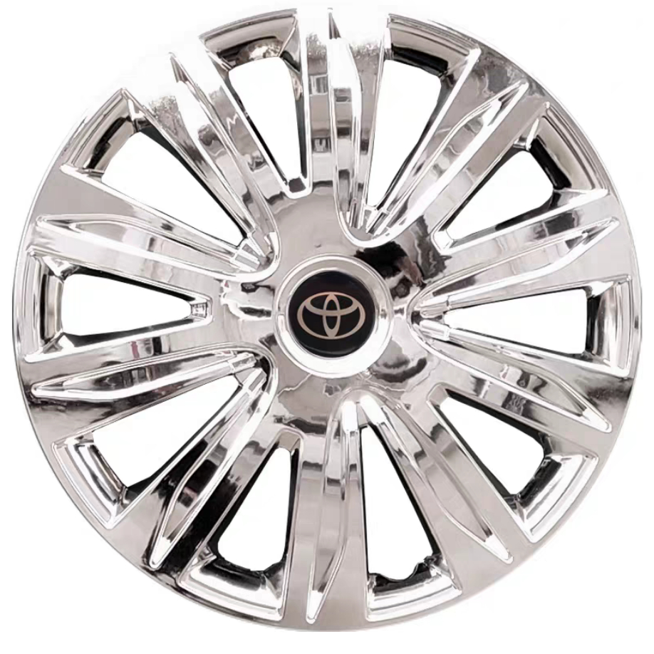 豐田R14 R15輪圈蓋 升級加厚 高級電鍍 14英寸 15英寸通用 鐵輪圈保護蓋 輪轂防護蓋 輪轂保護罩 輪轂保護殼