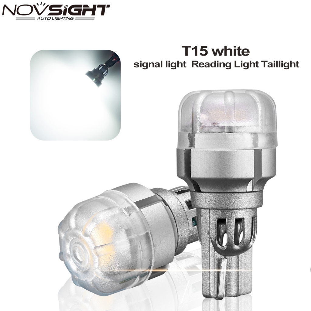 Novsight NewT15 LED 信號燈閱讀燈尾燈迷你即插即用白色 2 PC