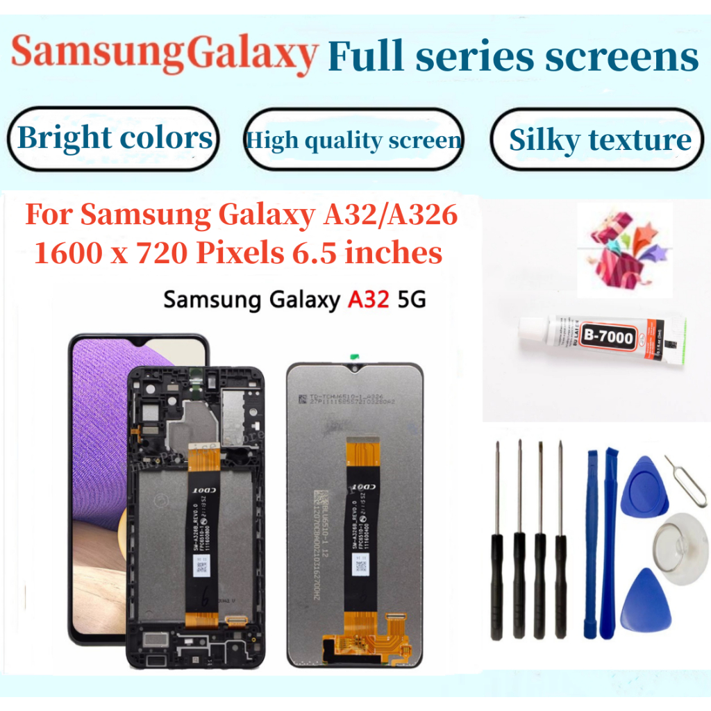 SAMSUNG 液晶螢幕總成 全新適用於 Samsung Galaxy A32 5G 螢幕總成 A325 A326 LC