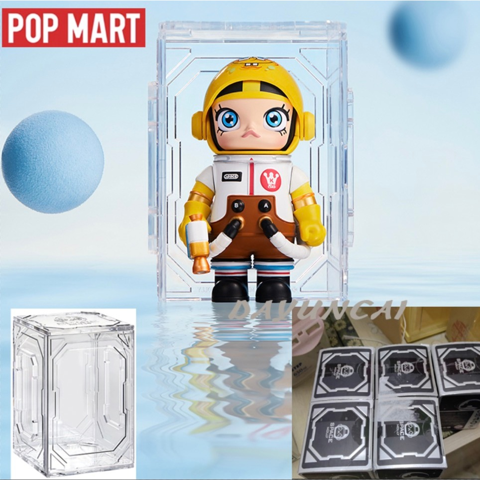 正品 POPMART 泡泡瑪特 MEGA珍藏100%SPACE MOLLY BOX 盲盒收納展示盒(只有盒子，沒有娃娃)