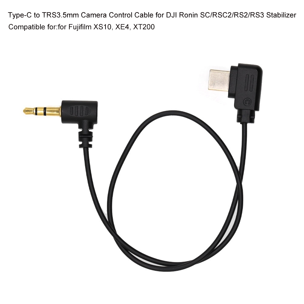 Type-c 轉 TRS3.5mm 相機控制線,適用於 DJI Ronin SC/RSC2/RS2/RS3 穩定器,適用