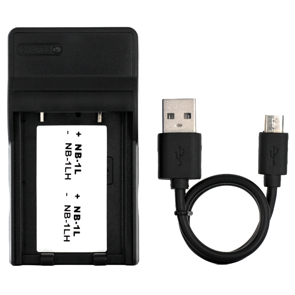 Norifon NB-1L USB 充電器適用於佳能數碼 IXUS 300、320、330、400、430、500、V、