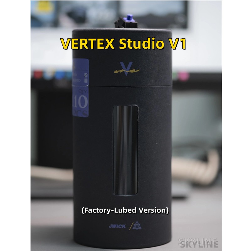 [有貨]VERTEX Studio V1 線性開關(90 件裝)(庫存/潤滑)工廠潤滑版(帶罐)用於機械鍵盤 DIY 工