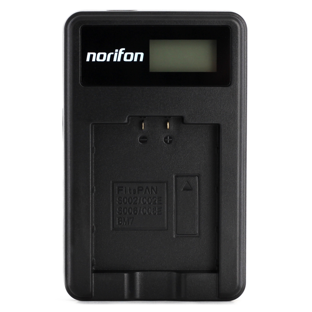 國際牌 Norifon CGA-S002 LCD USB 充電器,適用於松下 Lumix DMC-FZ1、DMC-FZ1