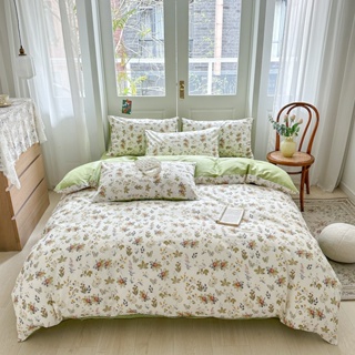 純棉復古小碎花套件 花園色系浪漫清新床單三件組/床包四件組 床罩床套 被套被單 信封式枕套 不易褪色