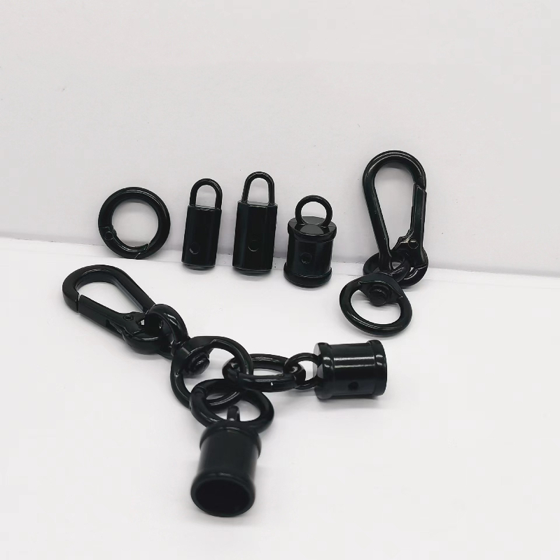 鋅合金扣 手機掛繩 DIY五金配件 金屬鑰匙扣 彈簧圈 吊鐘掛飾 8字扣