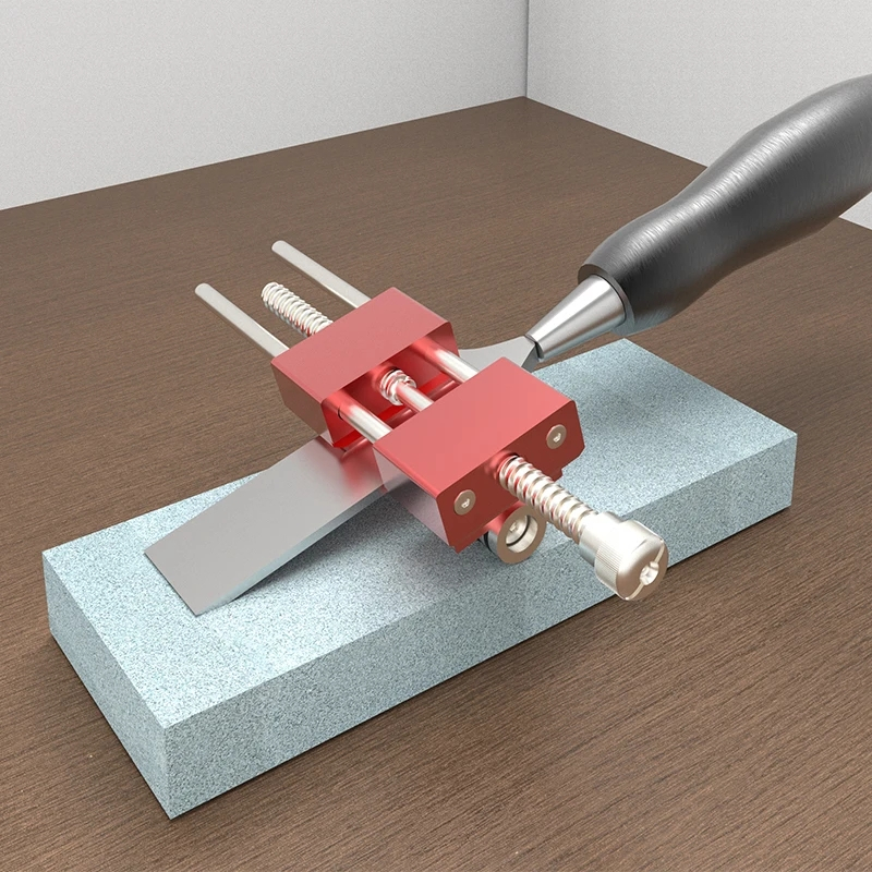 固定角磨刀器導向支架磨刀器支架手角磨刀架用於刨刀鑿子雕刻刀