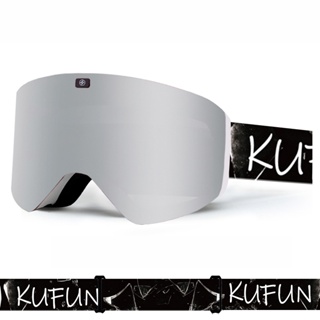 酷峰KUFUN滑雪眼鏡磁吸護目鏡防霧柱面女男單板裝備雪鏡雙層 送眼鏡盒+防塵袋
