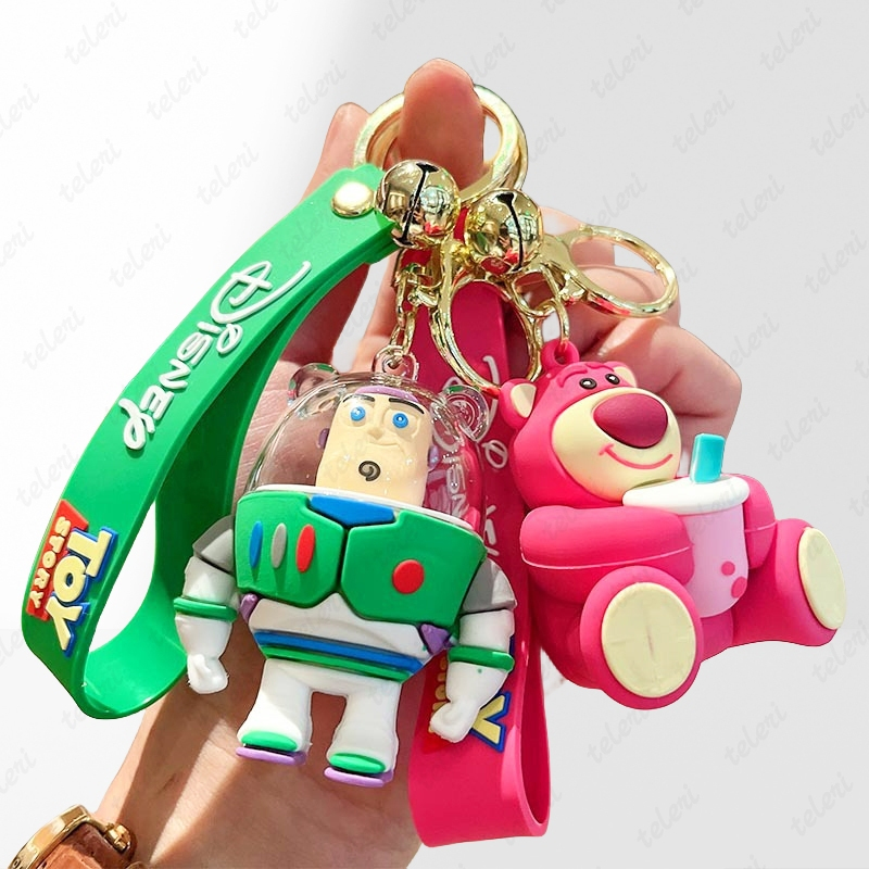 全新鑰匙扣迪士尼鑰匙圈玩具總動員鑰匙扣巴斯光年動漫挂件包配件小禮物包包女掛飾可愛書包吊飾批发包包吊飾生日禮物情侶閨蜜禮物