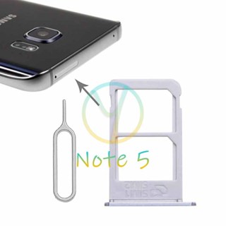 SAMSUNG Sim 卡托盤適用於三星 Galaxy Note 5 Note5 N9200 N9208 N920 單雙