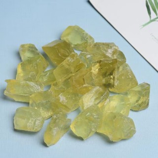 天然巴西黃水晶原石碎石標本招財擺件旺財轉運雕刻消磁石能量石頭