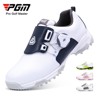 PGM 高爾夫男童球鞋 青少年旋轉鞋帶 防側滑 兒童防水鞋子 - XZ211