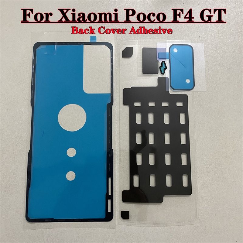 XIAOMI 適用於小米 Poco F4 GT 後置攝像頭貼紙後蓋背膠後殼電池蓋膠帶Poco F4 GT 5G 散熱棉