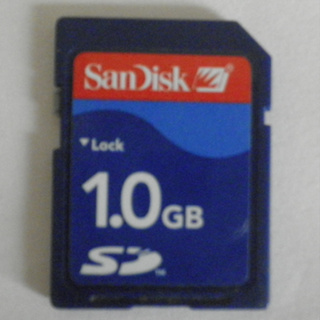 Sandisk 晟碟 1GB SD Memory Card 存儲卡