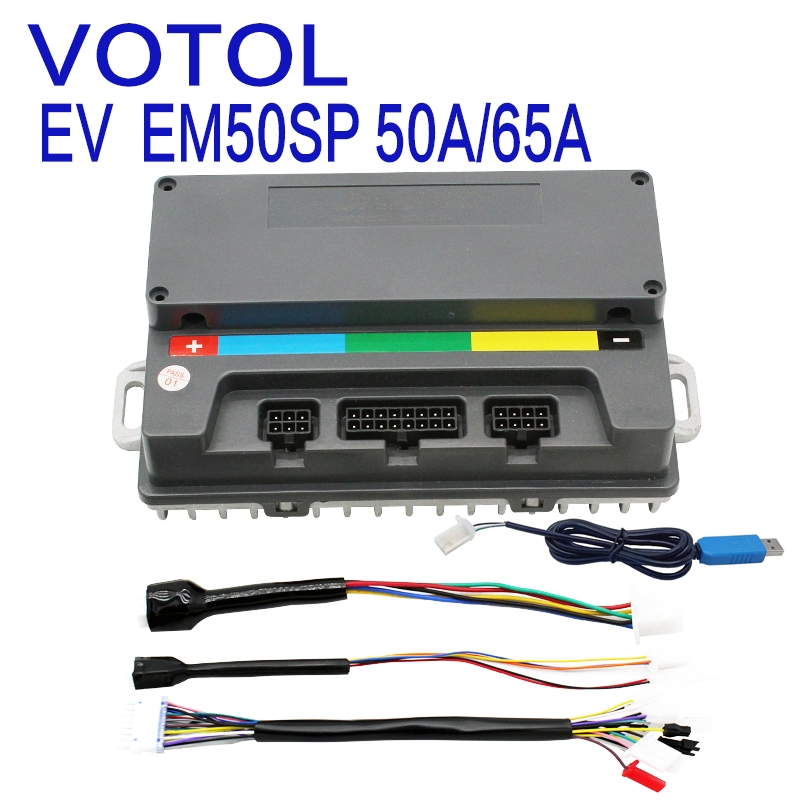 Votol EM50SP 7255Sp 60A 400W-2000W直流無刷正弦波控制器QS電機電動摩托車控制器