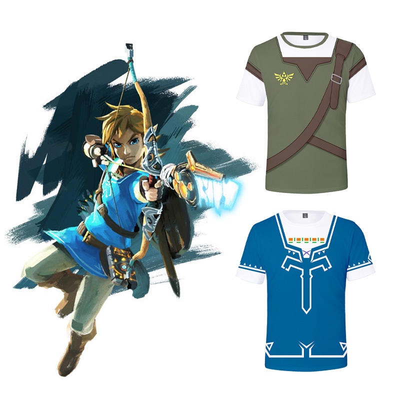 zelda 薩爾達衣服 王國之淚 短袖T恤 林克短袖上衣 親子裝