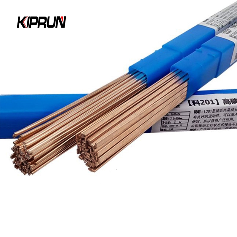 Kiprun 10 件 1.5 毫米 * 500 毫米黃銅焊條磷銅電極焊絲焊條無需焊粉